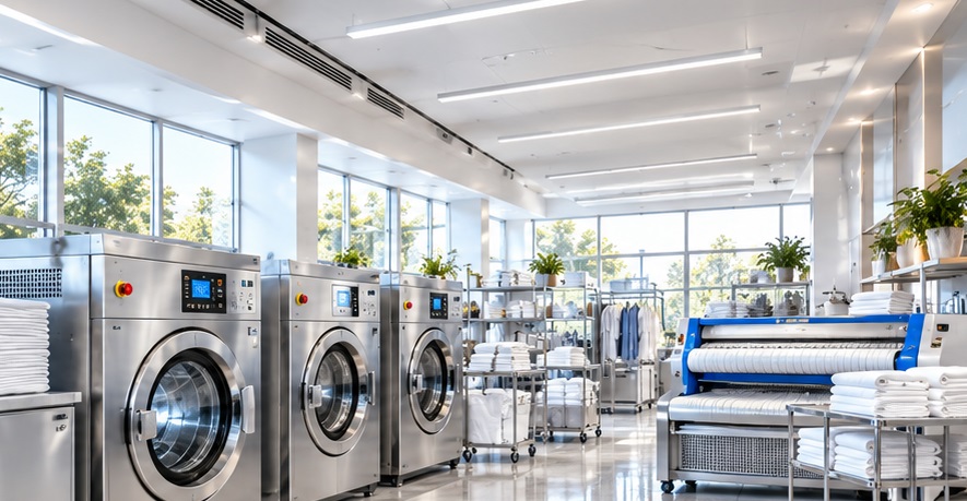 Commercial laundry equipment